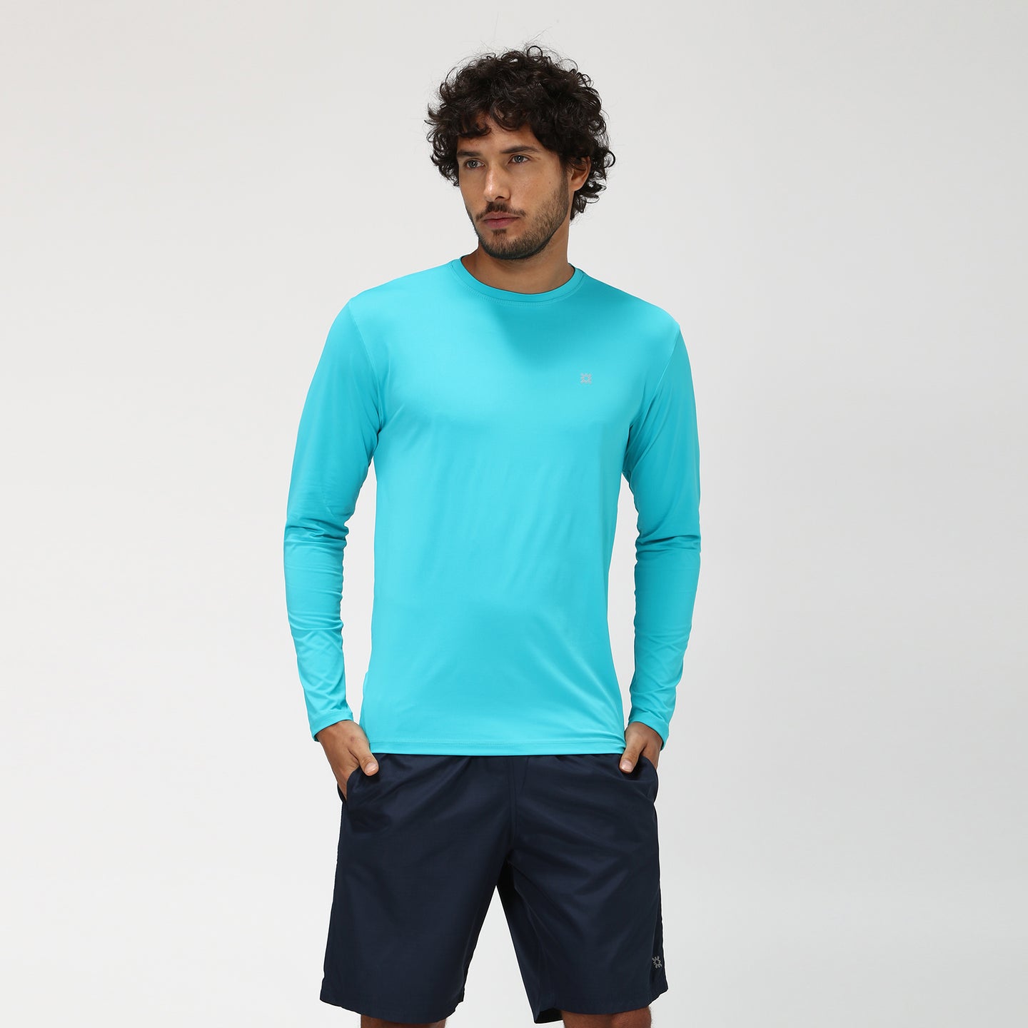 T-shirt Uvpro ML Azul Piscina UPF50+