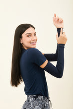 Afbeelding in galerij laden, Sun-Protection Sleeve Navy UPF50+
