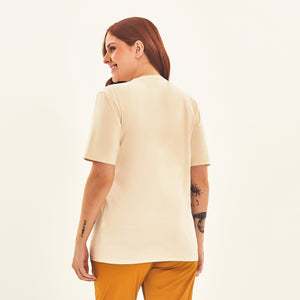Solar gebroken wit T-shirt met UPF50+