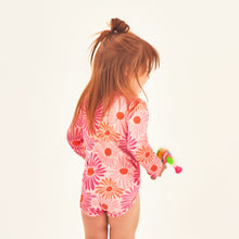 Afbeelding in galerij laden, Model Back: Uv Line Maillot De Bain Bébé Baby Solar Rose Upf50+
