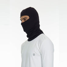 Afbeelding in galerij laden, Model Front: Uv Line Chapeau Legionnaire Black Balaclava Upf50+
