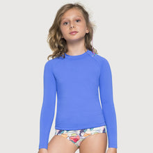Afbeelding in galerij laden, Gallery: Uv Line T-Shirt Camiseta Kids Uvpro Ml Azul Bic Upf50+
