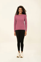 Afbeelding in galerij laden, Model Front: Uv Line T-Shirt Camiseta Uvpro Br Ml Malva Upf50+
