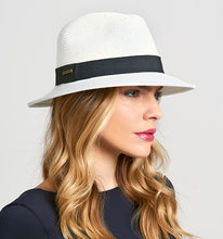 Afbeelding in galerij laden, Image 02: Uv Line Chapeau Panama Chapeu Shanghai Imp Uni Branco/Preto

