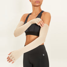 Afbeelding in galerij laden, Image 04: Uv Line Gants Extra Long Glove Chocolate Upf50+
