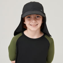 Afbeelding in galerij laden, Model Front: Uv Line Casquette Legionario Teens Preto Upf50+
