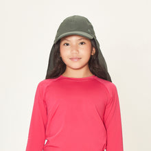 Afbeelding in galerij laden, Model Front: Uv Line Casquette Legionario Teens Verde Militar Upf50+
