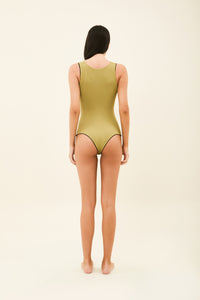Model Back: Uv Line Une Pièce Mirela Oliva Preto Upf50+