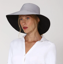 Afbeelding in galerij laden, Image 02: Uv Line Chapeau Souple/Capeline San Diego Cinza Preto Upf50+
