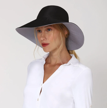 Afbeelding in galerij laden, Image 04: Uv Line Chapeau Souple/Capeline San Diego Cinza Preto Upf50+
