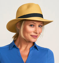 Afbeelding in galerij laden, Image 02: Uv Line Chapeau Panama Shanghai Areia Preto Upf50+
