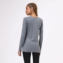 Afbeelding in galerij laden, Model Back: Uv Line Fitness Haut Sport Fit Mescla
