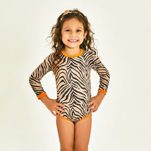 Afbeelding in galerij laden, Model Front: Uv Line Maillot De Bain Bébé Swimsuit Baby Zebra Upf50+
