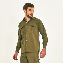 Afbeelding in galerij laden, Image 02: Uv Line Fitness Haut Tenerife Verde Militar Upf50+
