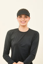 Charger l&#39;image dans la galerie, Model Front: Uv Line Visière Visor Elastic Preto Upf50+
