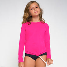 Afbeelding in galerij laden, Camiseta Kids Uvpro ML Roze UPF50+
