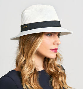 Chapeu Shanghai Imp Uni Branco/Preto